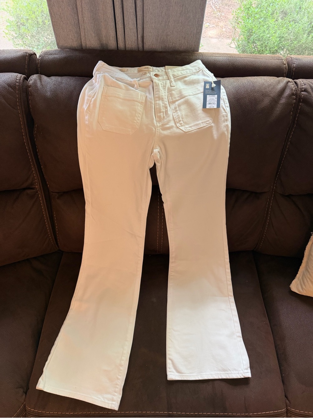 Target Cream Boot Cut Jeans